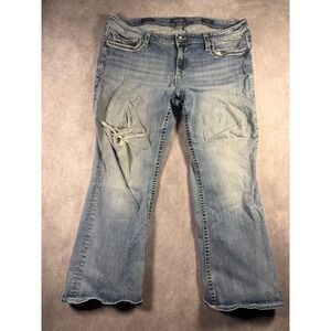 Vigoss Heritage Fit Bootcut Jeans Women's Plus Size 20 Short 30 Bling Pockets